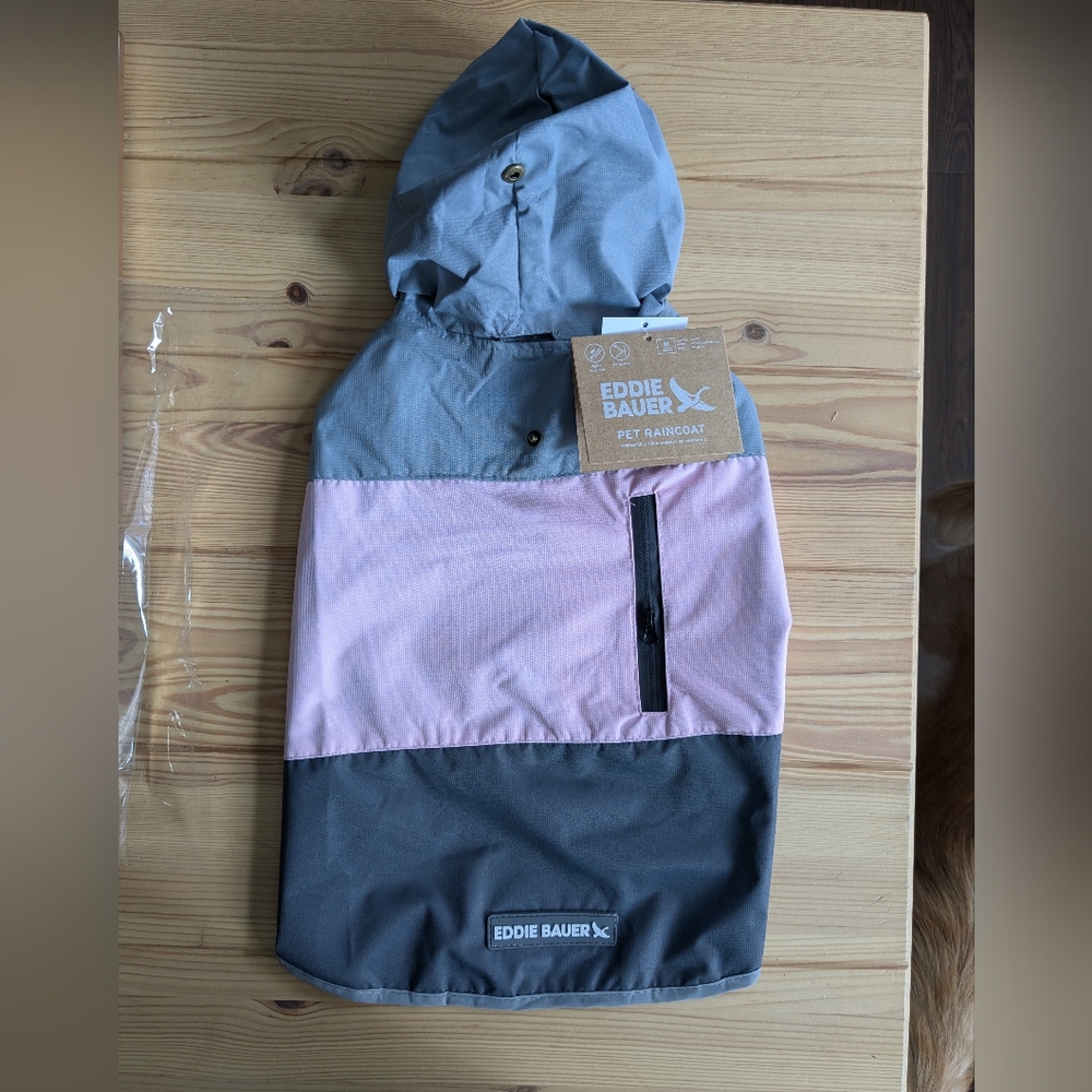 PetRageous Designs Eddie Bauer Waterproof Pet Windbreaker Rain Coat